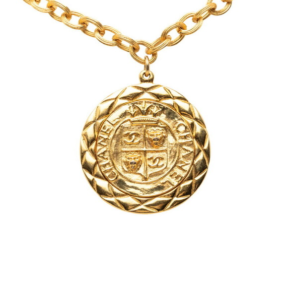 CHANEL Jewelry - CHANEL Authentic Gold Logo Necklace